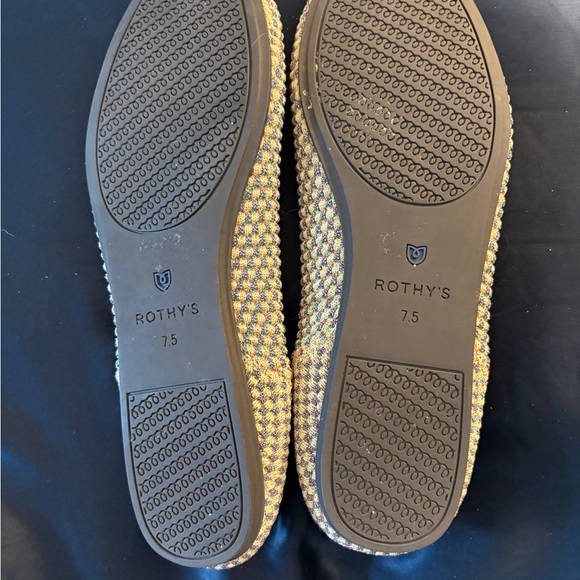 Rothy's Limited Edition Multi-Metallic Square Toe Flat - Picture 3 of 4